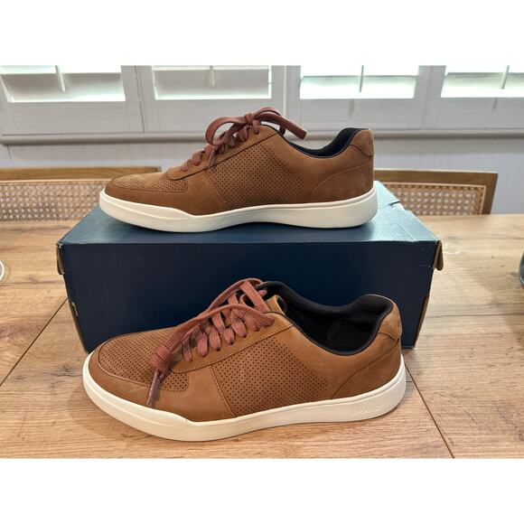 Cole Haan Men's Grand Crosscourt Modern Tennis Sneaker 8.5 NWOB Suede Cushioned - Picture 3 of 11